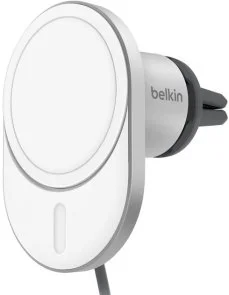 Фото: Кріплення для мобільного телефону Belkin BoostCharge Pro MagSafe Qi2 15W (WIC008BTGR-NCV2) № 2 | KTC