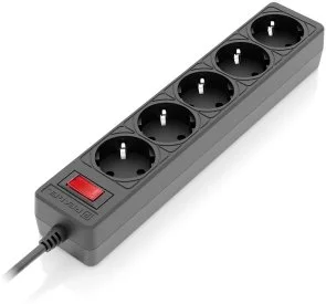 Фото: Мережевий фільтр Real-EL RS-Protect 505 5/1.8m Black (EL122300044) № 3 | KTC
