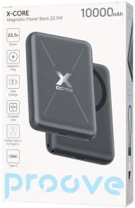 Фото: Батарея універсальна Proove X-Core 10000mAh 22.5W Qi 15W Gray (PNXC22010003) № 7 | KTC
