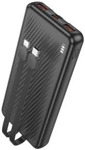 Фото: Батарея універсальна BOROFONE BJ57 Graceful 10000mAh 22.5W Black (6941991111846) № 2 | KTC