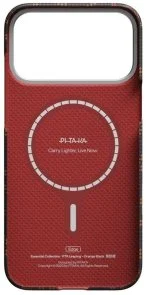 Фото: Чохол Pitaka for Apple iPhone 17 Pro - Edge Ultra-Slim Monogram Black/Orange (KI1704PTK) № 3 | KTC