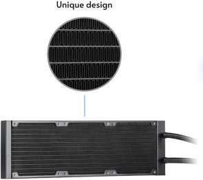 Система рідинного охолодження Chieftec Iceberg 360 Dark (CLC-360-BLK)