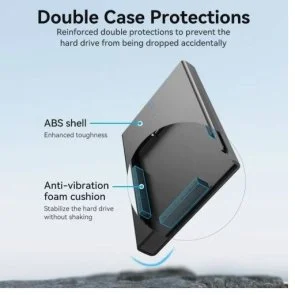 Фото: Кишеня зовнішня Vention 2.5inch HDD/SSD USB 3.0 Micro-B Black (KPAB0) № 4 | KTC