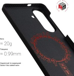 Фото: Чохол ArmorStandart for Samsung S26 - Aramid Twill MagCase BlackIcon Black (ARM90145) № 3 | KTC