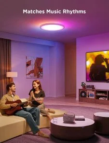 Фото: Світильник Govee Smart Ceiling Light RGBWW + RGBIC WI-FI/Bluetooth White (H80A1C01) № 4 | KTC