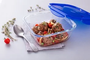 Фото: Форма Pyrex CK GO 21x21x8cm 1.9L Clear/Blue (286PG00) № 5 | KTC