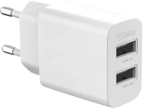 Фото: Зарядний пристрій Gelius Simple GP-HC059 2.4A White № 2 | KTC