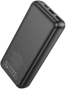 Фото: Батарея універсальна Hoco J123A Element 20000mAh 12W Black (6942007612067) № 4 | KTC