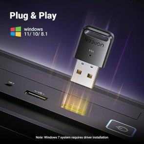 Bluetooth адаптер UGREEN CM748 V5.4 Black (35058)