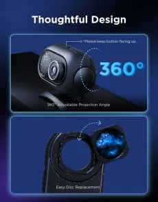 Фото: Нічник Govee H609D Galaxy Light Projector 2 Pro RGB WI-FI/Bluetooth Black (H609D311) № 13 | KTC