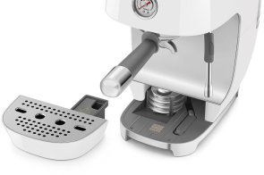 Ріжкова кавоварка Smeg Style Aesthetic White Glossy Finishing (ECF03WHEU)