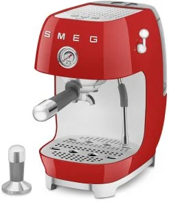 Фото: Ріжкова кавоварка Smeg Style Aesthetic Red Glossy Finishing (ECF03RDEU) № 4 | KTC