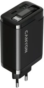 Фото: Зарядний пристрій Canyon OnCharge 65RC GaN 65W Black (CNS-CURC65ACB) № 8 | KTC