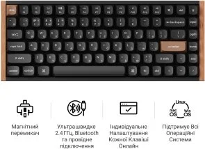 Фото: Клавіатура Keychron K2 HE Gateron Magnetic Switch RGB Black (K2H-F1-UA) № 8 | KTC