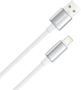 Кабель ColorWay CBUL099 3A AM / Lightning 2m White (CW-CBUL099-WT)