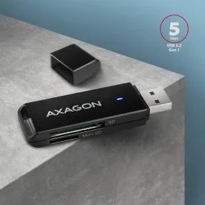 Фото: Кардрідер Axagon CRE-S2N SuperSpeed USB-A Black № 3 | KTC
