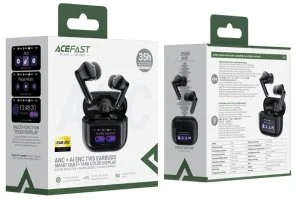 Фото: Навушники Acefast W6 TWS Black (6974316285687) № 5 | KTC