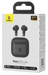 Навушники Baseus Bass BS2 Lite Black (A0010A02)