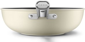 Сковорода Smeg 50S Retro Style WOK 30cm Creame (WOF3002CRM)