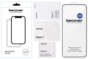 Захисне скло BeCover 10D for Xiaomi 15T - Black (715708)