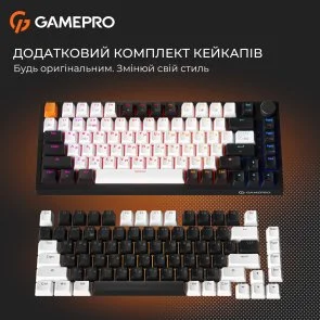 Фото: Клавіатура GamePro MK160 V2 Warden QLAB Sakura ENG/UKR USB Black (MK160-V2-B-QS) № 18 | KTC