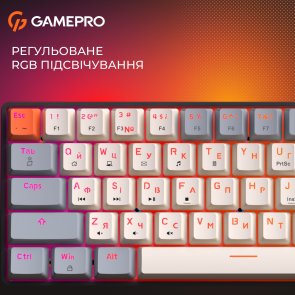 Клавіатура GamePro MK130 V2 Infinity QLAB Sakura ENG/UKR Black (MK130-V2-B-QS)