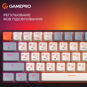 Фото: Клавіатура GamePro MK130 V2 Infinity QLAB Sakura ENG/UKR Black (MK130-V2-B-QS) № 14 | KTC
