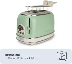 Фото: Тостер Ariete 155 Green with heating grid (00C015504AR0) № 4 | KTC