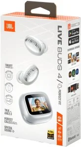 Фото: Навушники JBL Live Buds 4 Silver (JBLLIVEBUDS4SIL) № 10 | KTC