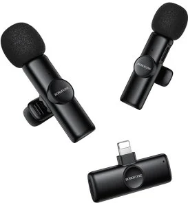 Фото: Радіосистема BOROFONE BFK16A Winner dual-mic Lightning Black (6941991126505) № 3 | KTC