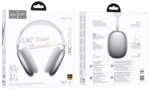 Гарнітура накладна Hoco W65 Plus Bluetooth, Silver