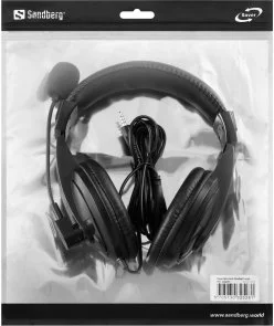 Фото: Гарнітура Sandberg Saver MiniJack Headset Large Black (325-28) № 3 | KTC