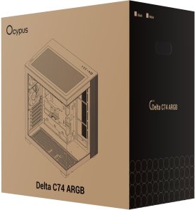 Корпус Ocypus Delta C74 ARGB White with window (DELTA-C74-WHD200XX-GL)