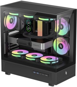Корпус Gamemax NEX C51 Black with window (NEX C51 BK)