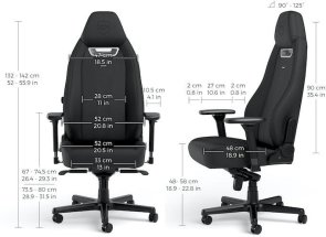 Крісло Noblechairs Legend Black (NBL-LGD-GER-BED)