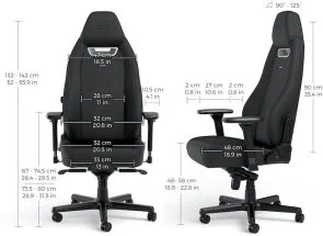 Фото: Крісло Noblechairs Legend Black (NBL-LGD-GER-BED) № 6 | KTC