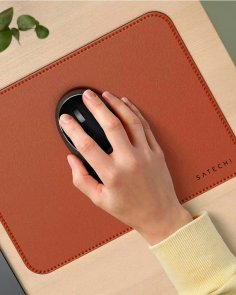 Килимок Satechi Vegan Leather Mouse Pad Brown (ST-LMPN)