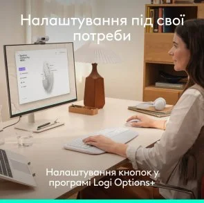 Фото: Миша Logitech Signature Comfort Plus M850 L Wireless Off White (910-007716) № 6 | KTC