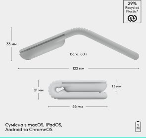 Миша Logitech Mobi Fold White (910-007631)