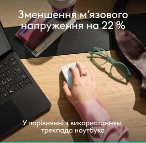 Фото: Миша Logitech Mobi Fold White (910-007631) № 4 | KTC