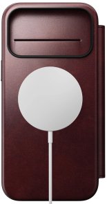 Чохол Nomad for Apple iPhone 17 Pro - Modern Leather Folio Horween Burgundy (NM011833858)
