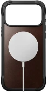 Фото: Чохол Nomad for Apple iPhone 17 Pro - Rugged Leather Horween Rustic Brown (NM011819858) № 3 | KTC
