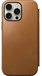 Фото: Чохол Nomad for Apple iPhone 16 Pro - Modern Leather Folio English Tan (NM01678885) № 2 | KTC