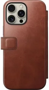 Фото: Чохол Nomad for Apple iPhone 16 Pro - Modern Leather Folio Horween Olde Dublin (NM01398585) № 3 | KTC