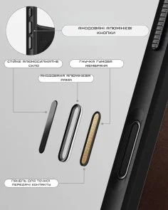 Фото: Чохол Nomad for Apple iPhone 17 Pro Max - Rugged Leather Horween Rustic Brown (NM011796858) № 11 | KTC