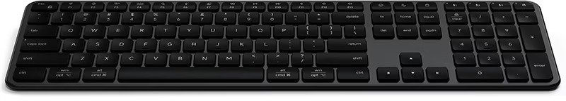 Клавіатура Satechi Slim EX3 ENG/UKR WL/BT Space Black (ST-KEX3C-EN)