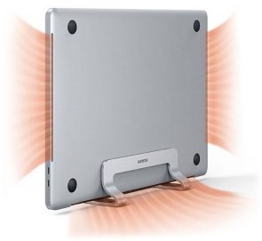 Підставка для ноутбука UGREEN LP258 Vertical Laptop Stand Silver