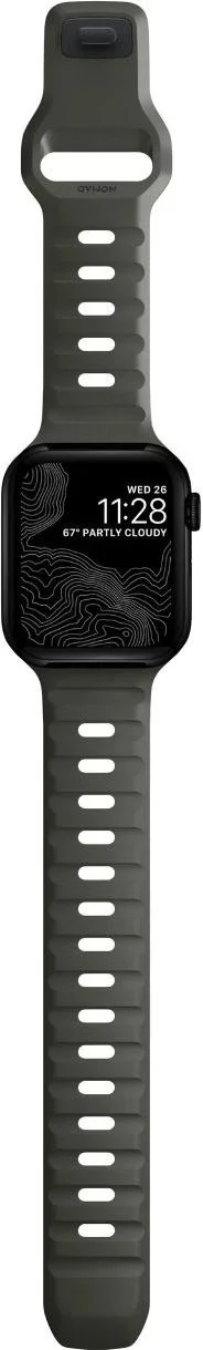 Фото: Ремінець Nomad for Apple Watch 46mm/49mm - Sport Band Ash Green (NM01132585) № 4 | KTC