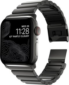 Ремінець Nomad for Apple Watch 46/49mm - Steel Graphite Hardware Graphite (NM1A41BXS0)
