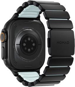 Ремінець Nomad for Apple Watch 46/49mm - Stratos Black Hardware Icy Blue Glow (NM009896858)